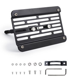 CNSPEED Front Bumper Tow Hook License Plate Mount Relocator Bracket Mounting Bolt Adapter Kit for Subaru BRZ WRX Crossbrek (Thread M16 x 1.5)