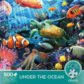 Ceaco - Foil Puzzle - Under The Ocean - 500 Piece Jigsaw Puzzle