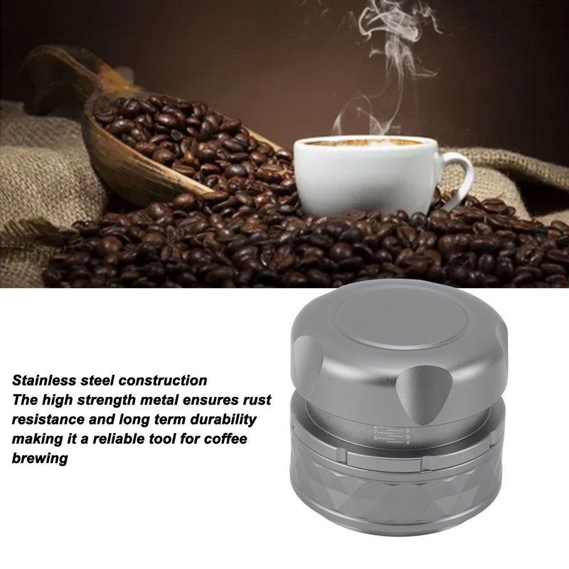 Coffee Tamper Stainless Steel Professional Portable Coffee Distributor Powder Press