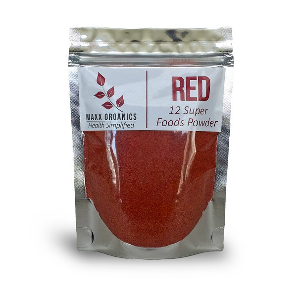 MAXX Organics RED 12 SUPERFOOD FRUIT POWDER 30 Day Your