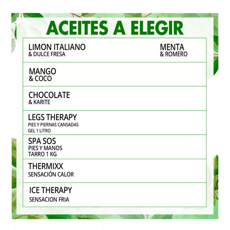 Laferv 2 Pack Aceite Masaje Spa 4 Litros Cada Uno