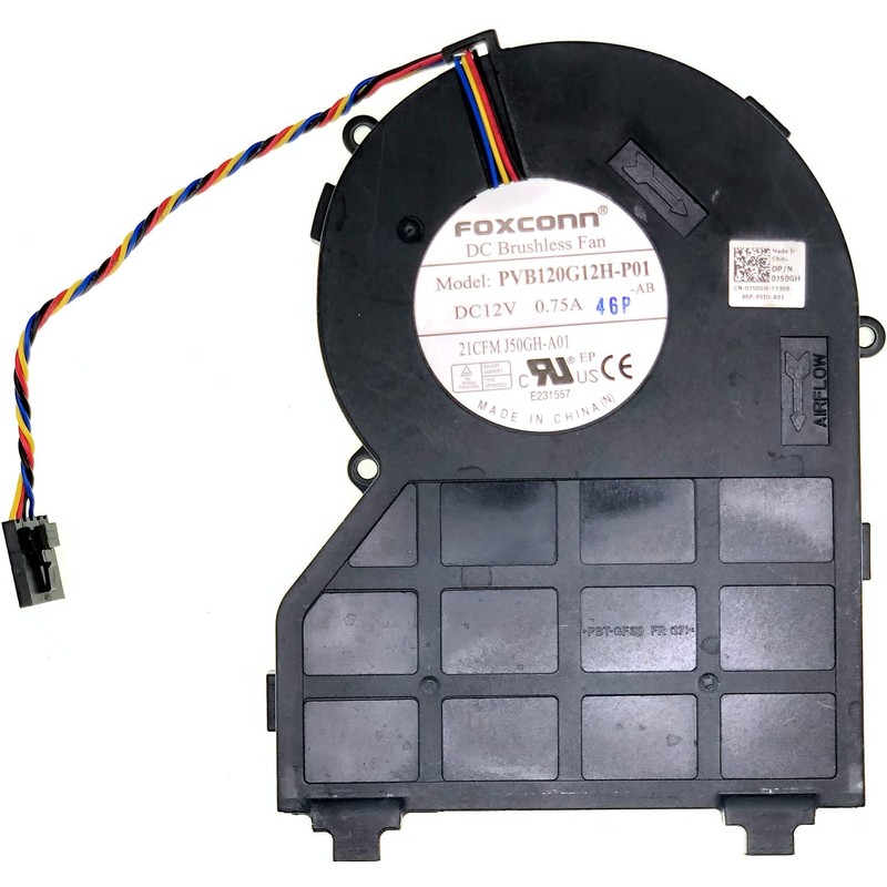 CPU Cooling Fan for Dell OptiPlex 790 390 990, Foxconn