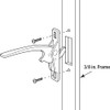Prime-Line H 3541 Aluminum Diecast, Left Hand, Casement Window Locking