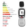Decibel Meter, Digital Noise Meter, Range 30-130dB(A) db Meter, Portable
