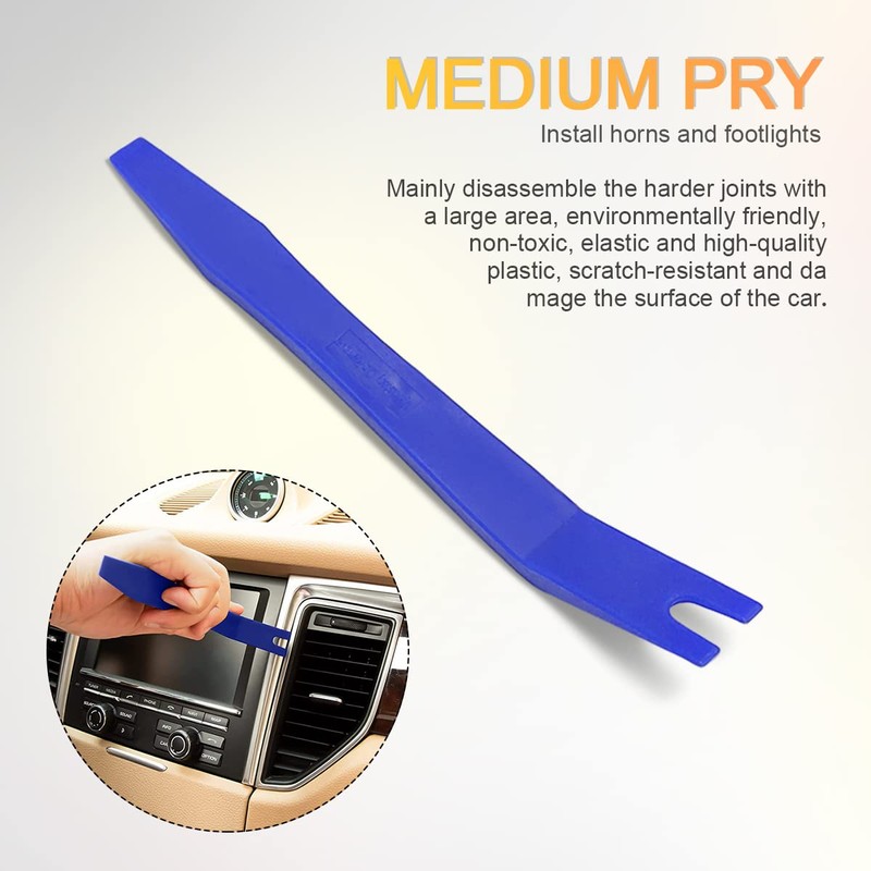 BLAU GRUN 5PCS Auto Trim Removal Tool Kit, Car Interior