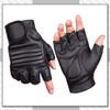CHROME CRANE TB033 Men's Fingerless Motorcycle Cycling Tactical Drive Leather
