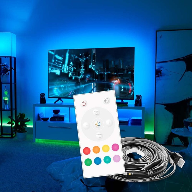 GE LED TV Tape Light, Color Changing Strip Light with