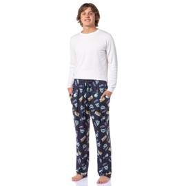INTIMO South Park Men's Cartman You Will Respect My Authority Tossed Print Sleep Pajama Pants For Adults (Large)