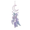 Dream Catcher Wall Decor - Handcrafted Feather Woven Pendant, Pompom