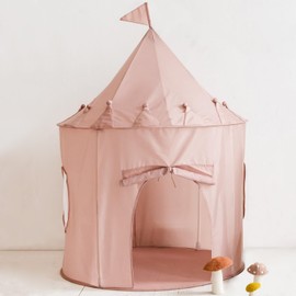 3 Sprouts Kids Play Tent - Sustainable Recycled Fabric – Fun Spacious Childs Playhouse for Indoor Games for Boys & Girls - Durable Fort Pop Up House for Toddlers & Children Age 3-10 - Pink