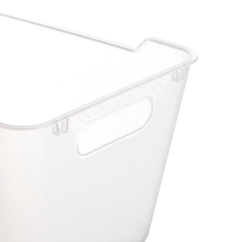 keeeper 6 Litre Textured Storage Box Lotta Natural (Transparent)