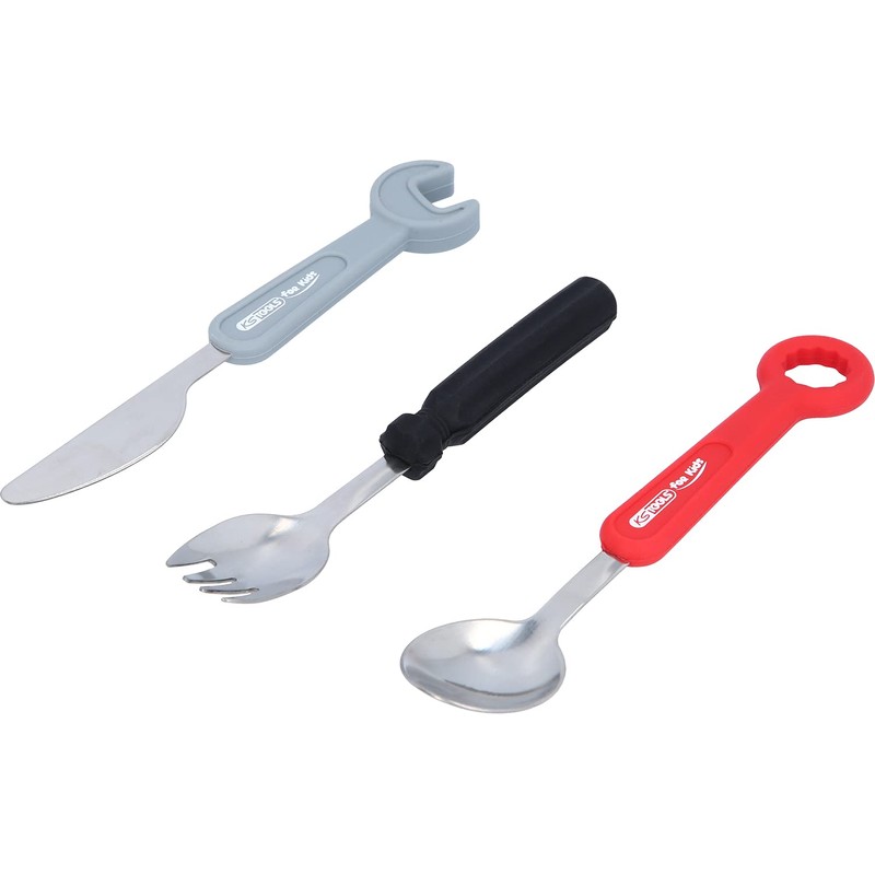 KS Tools for Kids 100212 Children's Cutlery Set | 3-Piece