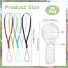 80Pcs Dual Power Magnifiers, 1.97" Lens with Lanyard for Outdoor