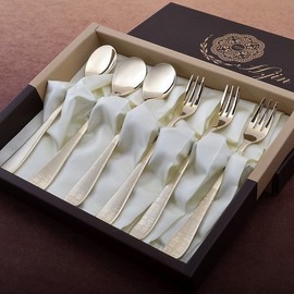 (H.jin) Hyeonjin Hunminjeongeum Titanium Teaspoon 6-Piece Set / (H.jin)현진 훈민정음 티타늄티스푼 6P세트