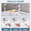 Pack of 6 Sink Overflow Covers, Sink Overflow Rings, Overflow