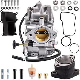 YFM350 Carburetor for Yamaha Warrior 350 Carburetor, for Yamaha Big Bear 350 Carburetor, Compatible with Yamaha Warrior 350 YFM350 Carburetor 1987-2004, Big Bear 350 YFM350 Carburetor 1987-1998