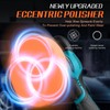 Cordless Car Buffer Polisher w/ 2x2000mAh 21V Batteries, 6 Inch