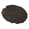 Ebros Gift Cast Iron Rose Flower Blossom Garden Stepping Stone