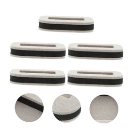 Gatuida 5Pcs Furniture Wheel Stoppers Non Slip Floor Protectors for Chairs Couches Desks Durable Felt Pads to Prevent Scratches Hardwood Floors