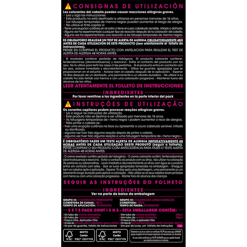 Garnier Olia Coloración Permanente Sin Amoniaco Para Un Olor Agradable