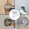 RENYU 9PCS Concrete Hole Saw Kit with SDS Plus &