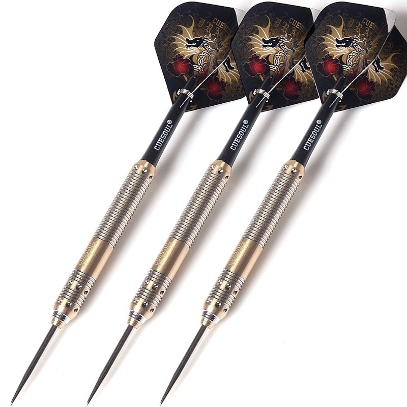 Cuesoul Dragon Deluxe Brass Steel Darts, 21 Grams