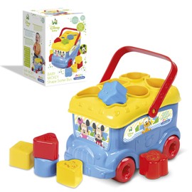 Clementoni 14395.5 Sorting Bus with 9 Colourful Shapes