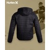 Hurley Men's Jacket - Balsam Lightweight Packable Puffer Coat -