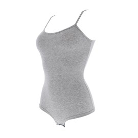Cotonella Women's Bodysuit, gray