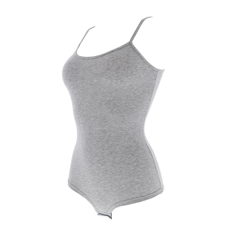 Cotonella Women's Bodysuit, gray