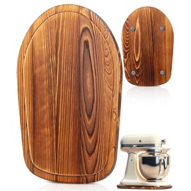 Bamboo Land- Bamboo Kitchen Aid Mixer Slider, Black Kitchen Aid Sliders for Countertop, Wooden Moving Tray Compatible with Kitchen aid 4.5-5Qt, Christmas Gifts