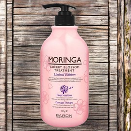 Baron Nutrition Damaged Hair Moringa Cherry Blossom Treatment 1ea 500g / 바론 영양제 손상모 모링가 체리블라썸 트리트먼트 1개 500g