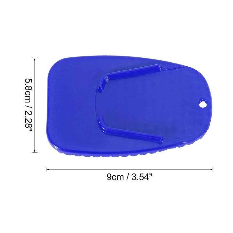 F FIERCE CYCLE Motorcycle Kickstand Pad Support Plate Pad Side