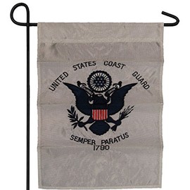 12x18 Embroidered U.S. Coast Guard USCG Garden Flag 12"x18"
