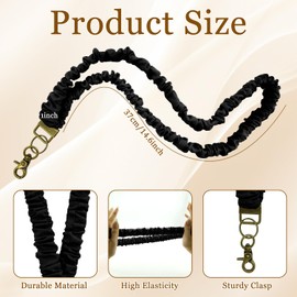 JBESUHI 1 Pcs Scrunchie Lanyards for Id Card and Keys with Clip for Teacher Appreciation Gifts Nurses School Office