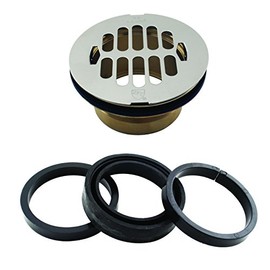 Westbrass D206B-LAS-05 Brass Body Drain Set, Polished Nickel