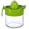 Glass Manual Fruit Juicer Lemon Lime Orange Citrus Squeezer Hand