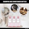 YACEYACE Pink Shampoo and Conditioner Set of 3, 16.9oz Clear