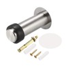 uxcell Door Stopper Cylindrical Floor Mount Stop Brushed Stainless Steel