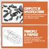HASAOMOI 375pcs Metric Woodruff Key Assortment Kit, include 200pcs Semicircle