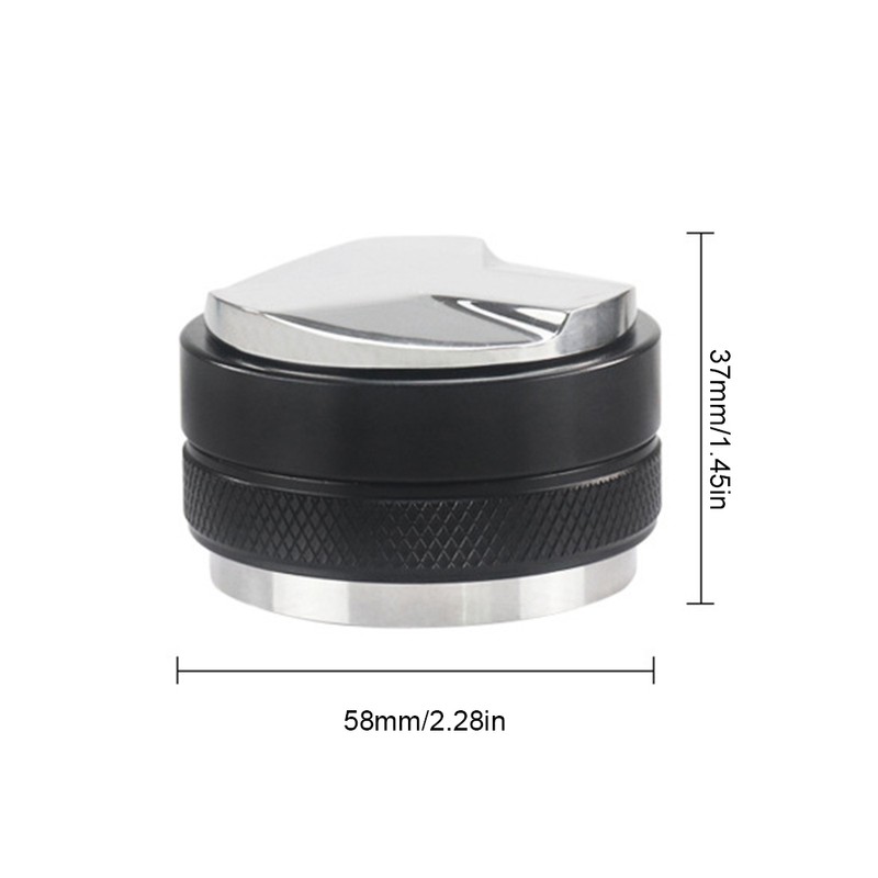 58mm 2-in-1 Coffee Distributor and Tamper Stainless Steel Dual Head