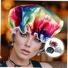 TOVINANNA Multi-use Bath Hat Set 3pcs Waterproof Shower Caps for