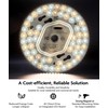 18W 5CCT Ceiling Fan Light Kit,LED Light Engine Retrofit Kit,Close