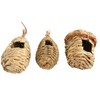 3Pcs Hummingbird House Small Grass Hanging Hand Woven Hummingbird House