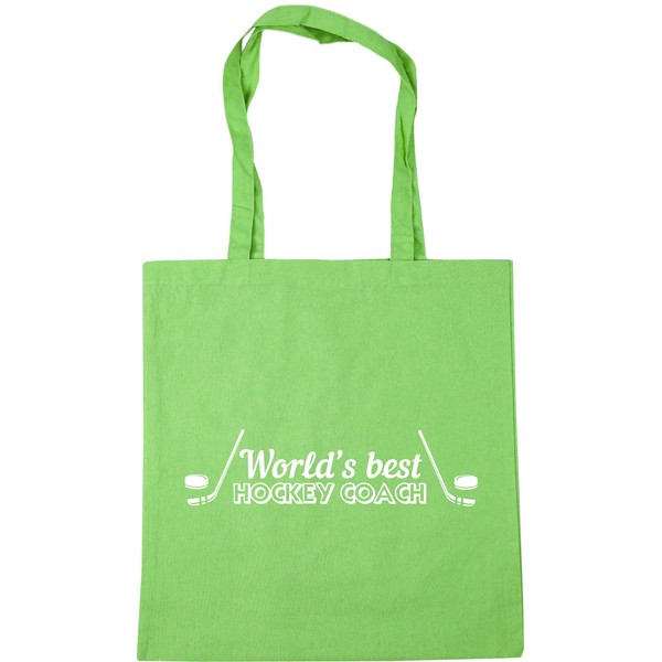Hippowarehouse World's best hockey coach Tote Shopping Gym Beach Bag