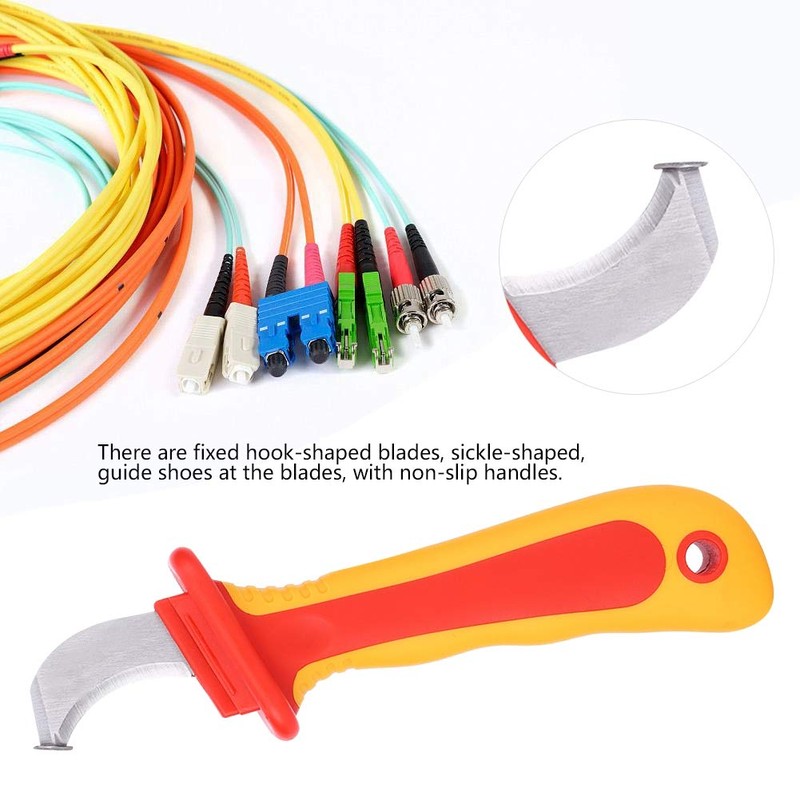 1000V Insulated Dismantling Knife Insulated Electricians Cable Stripping Knives with