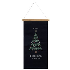 Greenhouse CM Embroidered Tapestry Large Black Tree CM1360-A