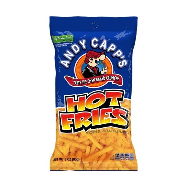 Andy Capp Hot Fries 3 Oz(Pack of 3)