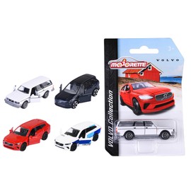 Majorette 212053052SD1 - Volvo Cars Volvo Cars Metal with Freewheel and Moving Parts, Vehicles: 7.5 cm, from 3 Years, Available in Various Designs, Random