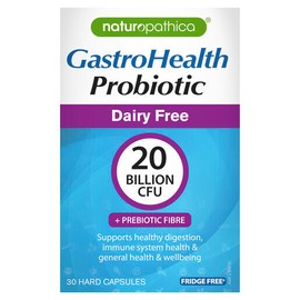 Naturopathica GastroHealth Probiotic Dairy Free 20 Billion CFU 30 Capsules